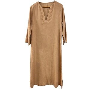 Cozinen V Neck Long Sleeve Dress Size Medium NWOT